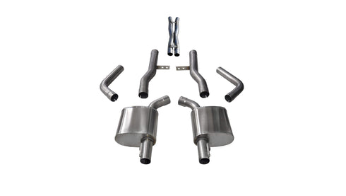 Corsa XTREME SOUND LEVEL CAT-BACK NO TIPS 17+ DODGE CHARGER / CHRYSLER 300 5.7